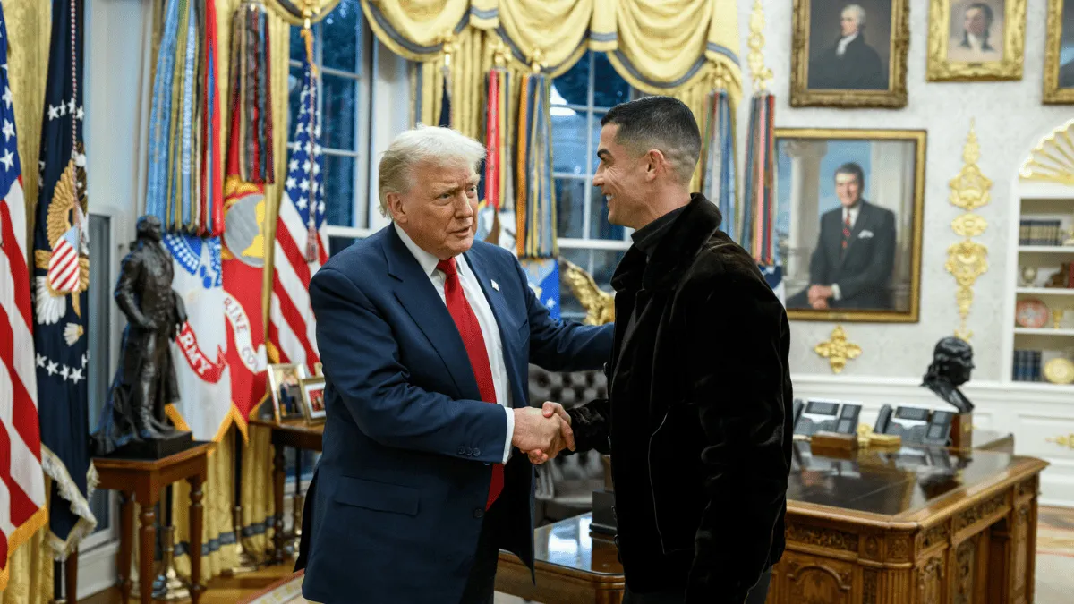 Ronaldo Uso kwa Uso na Trump