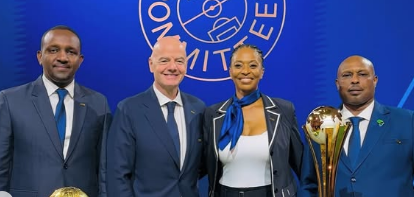 Rais wa FIFA, Rais wa TFF na Rais wa Yanga Mkutanoni TFF