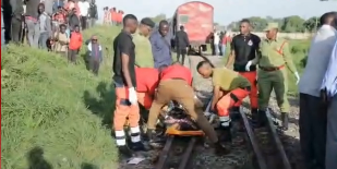 Tatu Afariki Baada ya Bodaboda Kugonga Treni